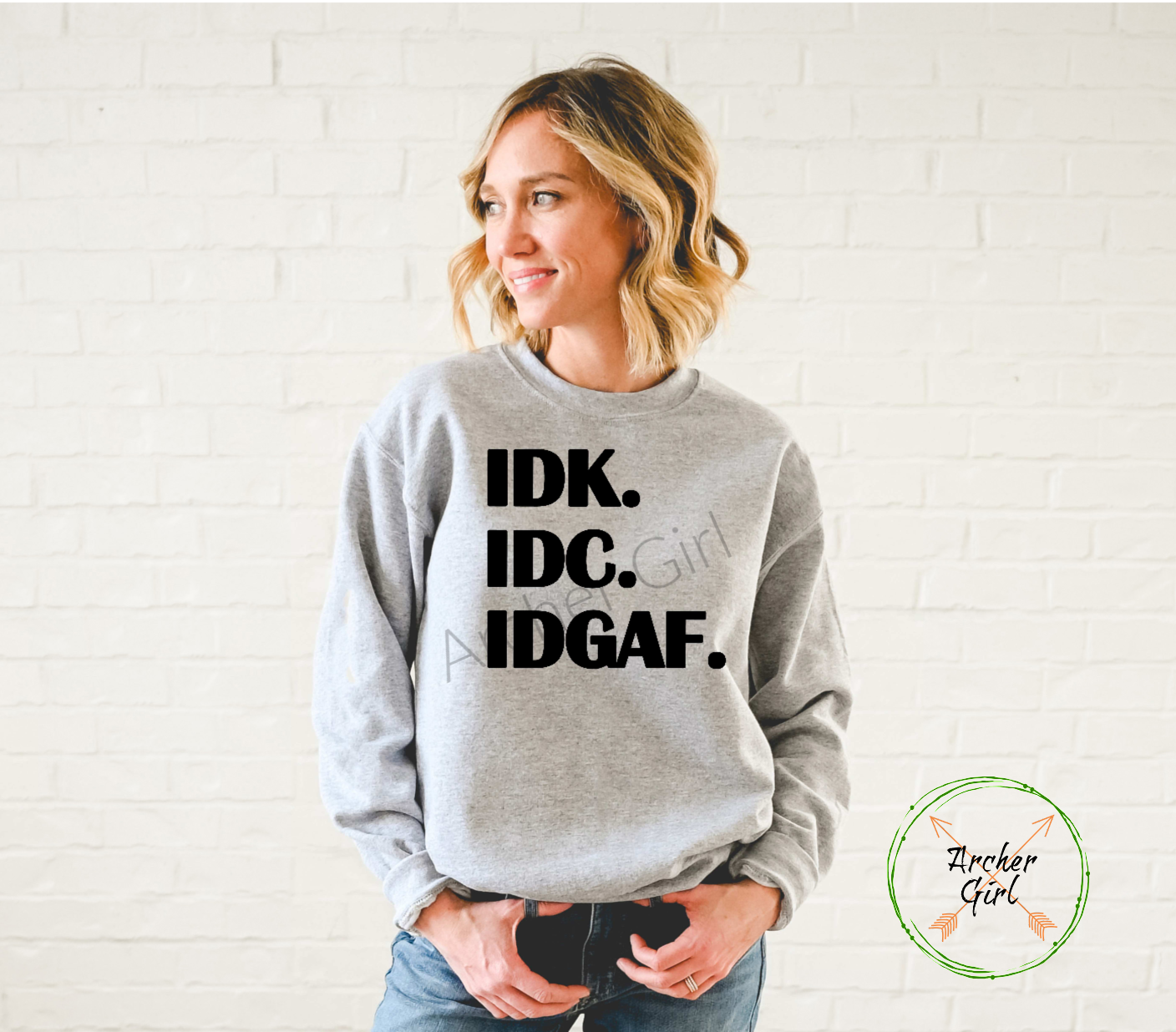 IDGAF Crewneck